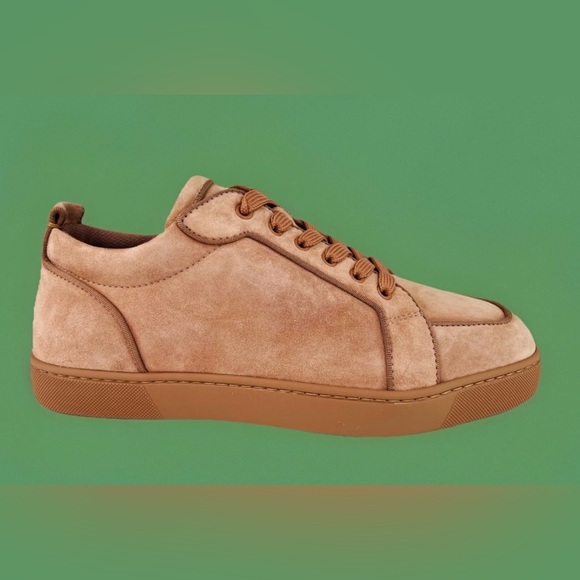 CHRISTIAN LOUBOUTIN Rantulow Orlato Flat Romance Suede Sneakers EU 44 - US 11